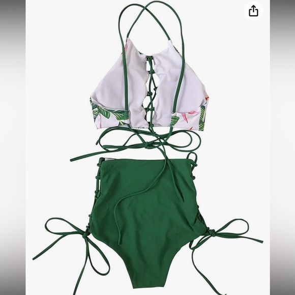 BIN#4 - GIRLANDSEA Women’s Large 2-Piece Swimsuit L - Picture 6 of 7